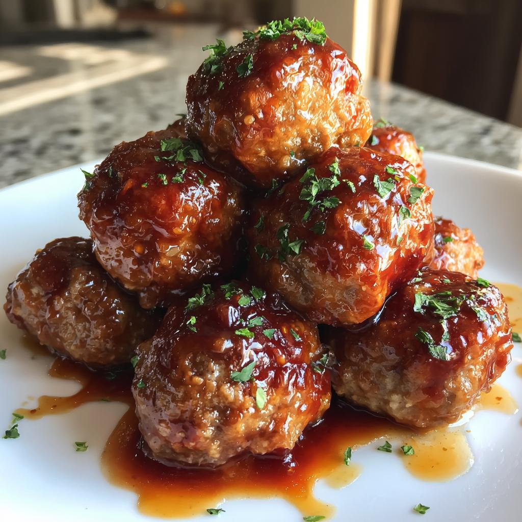 angy Sweet and Sour Meatballs - detail 1
