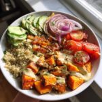 30-Minute Harvest Quinoa Bowl with Creamy Tahini Dressing