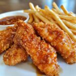 35-Minute Sweet & Spicy Chicken Tenders with Fries That Wow
