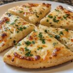 Air Fryer Cheesy Tortilla Garlic Bread
