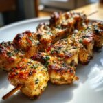 Air Fryer Chicken Skewers