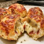 Air Fryer Pizza Bombs