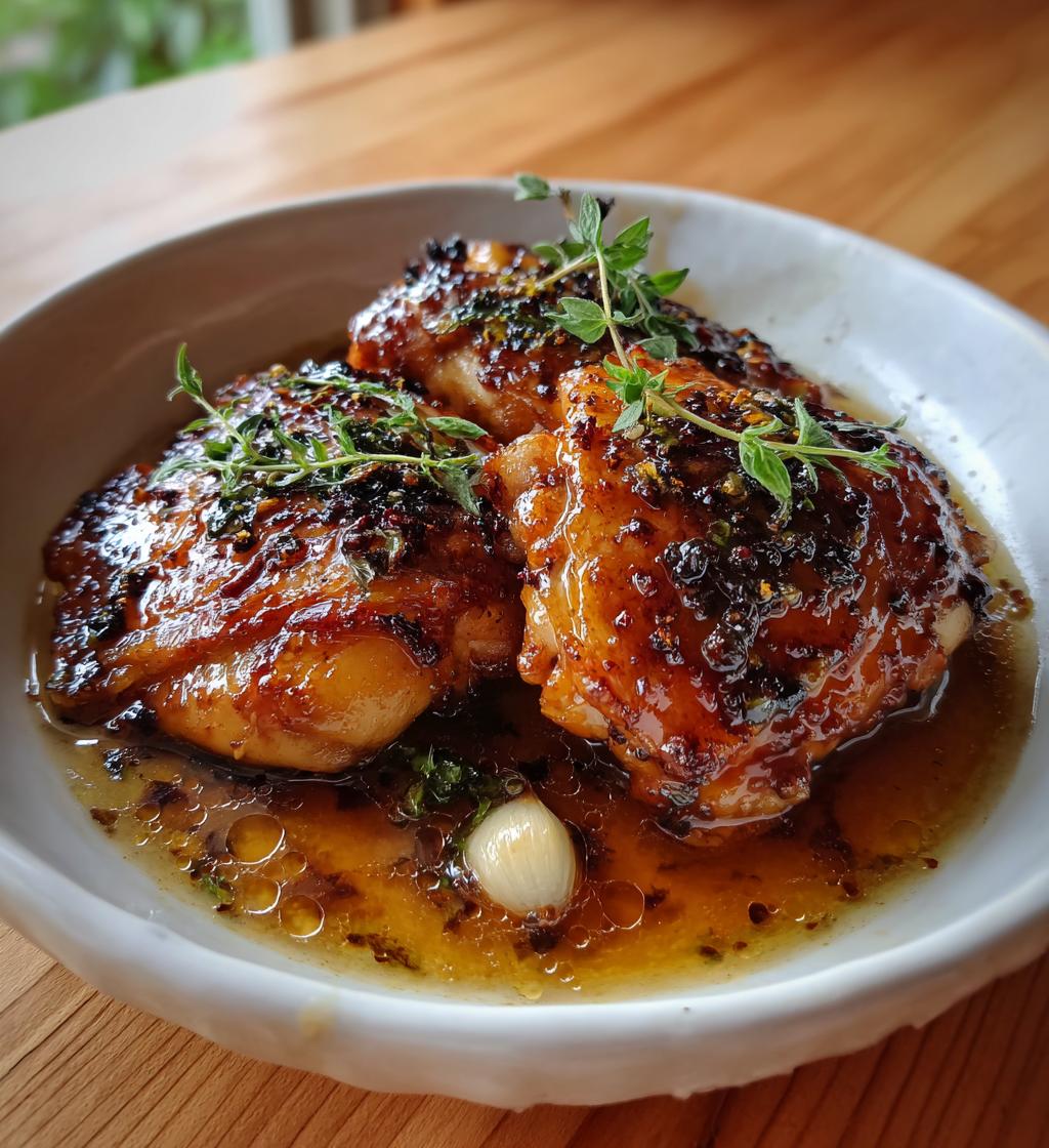 Apple Cider Vinegar Braised Chicken - Juicy & Tangy in 40 Min!