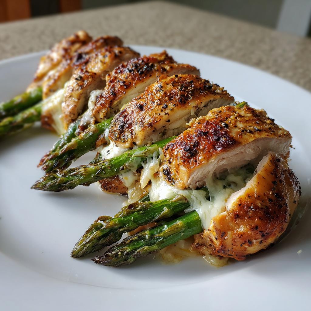 Asparagus-Stuffed Chicken Breast