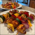 BBQ Chicken Skewers with Vegetables