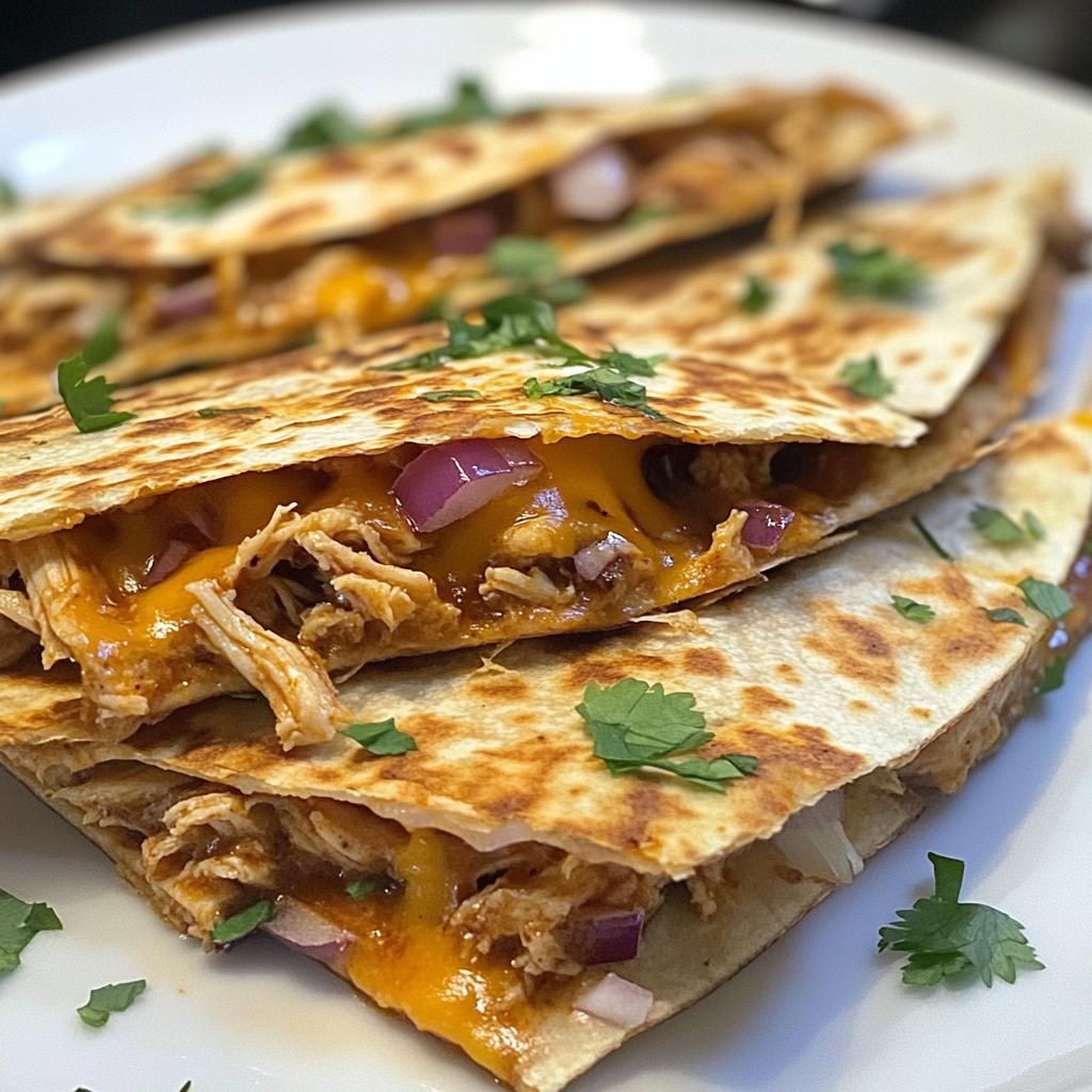BBQ Pulled Chicken Quesadillas - detail 1
