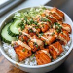 “Bang Bang Salmon Bites Bowls – A Flavor Explosion in Every Bite!”