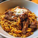 Beef Giouvetsi (Greek Beef Orzo Pasta)