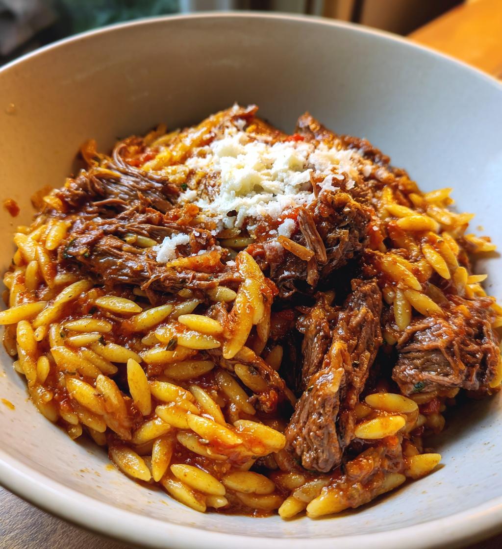 Beef Giouvetsi (Greek Beef Orzo Pasta)