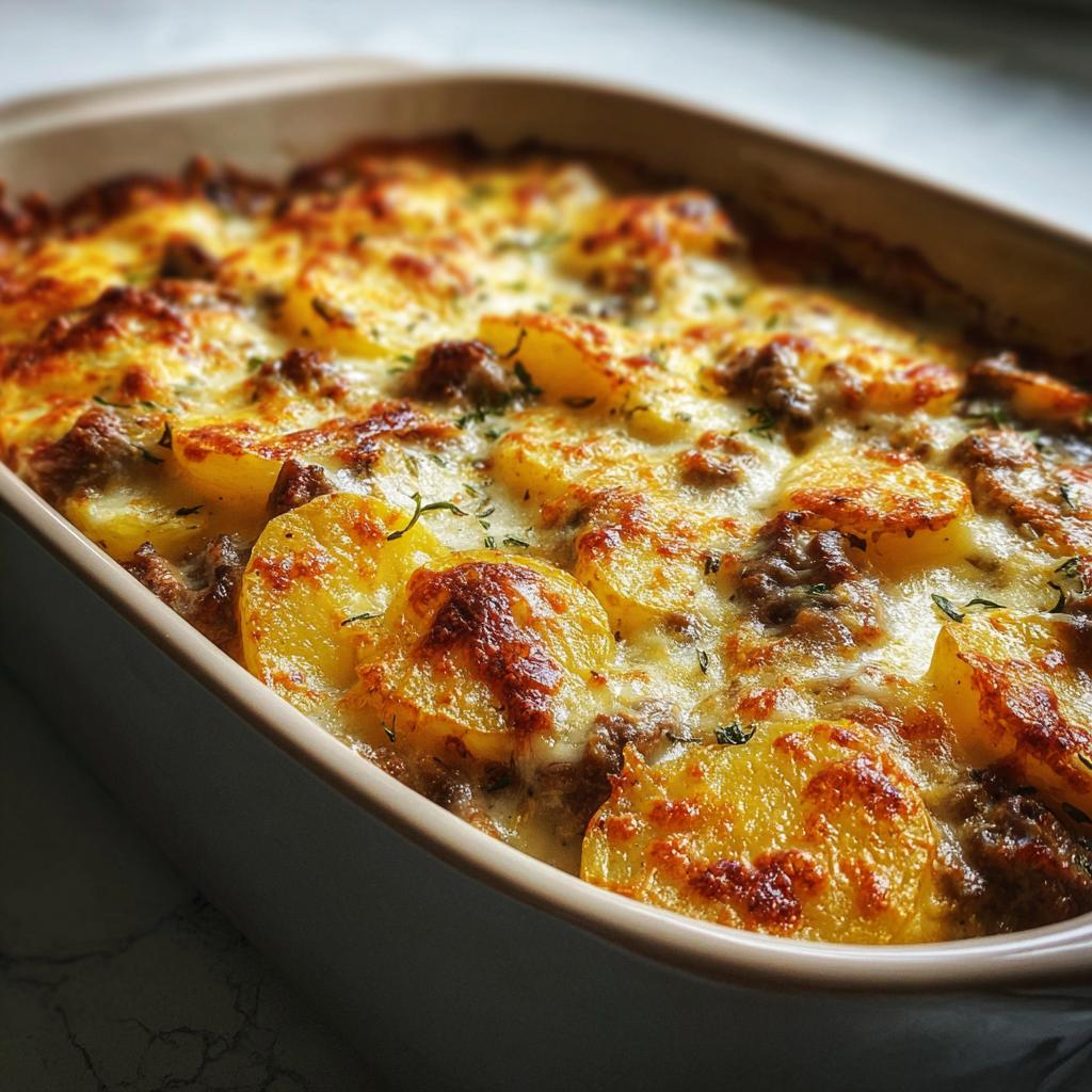 Beef and Potato Casserole