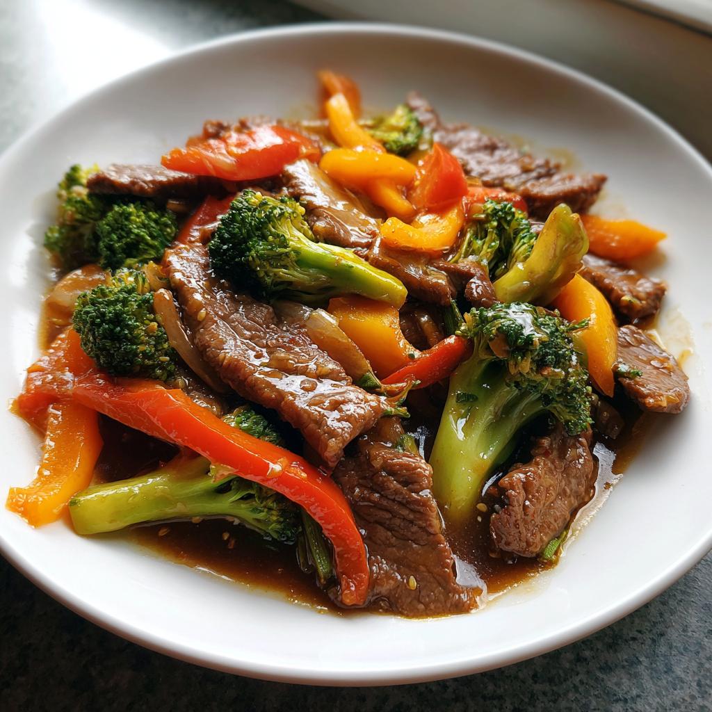 Beef and Vegetable Stir-Fry - detail 1
