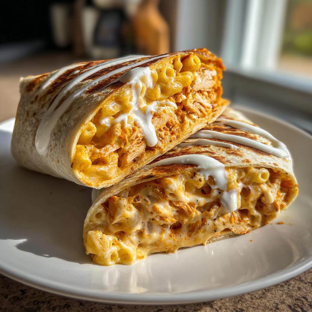 Buffalo Chicken Mac & Cheese Wraps - detail 1