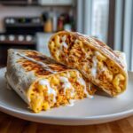 Buffalo Chicken Mac & Cheese Wraps