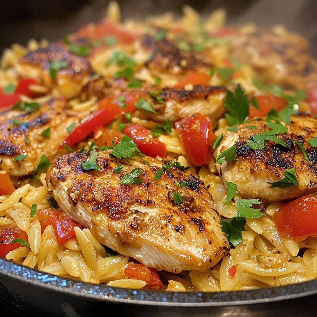 CAJUN CHICKEN ORZO - detail 1