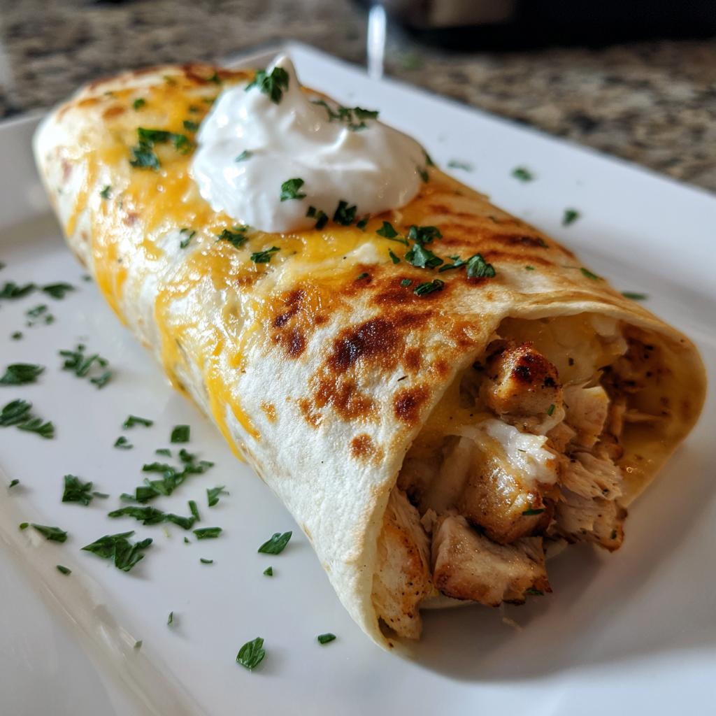 Cheese Garlic Chicken Wraps - detail 1