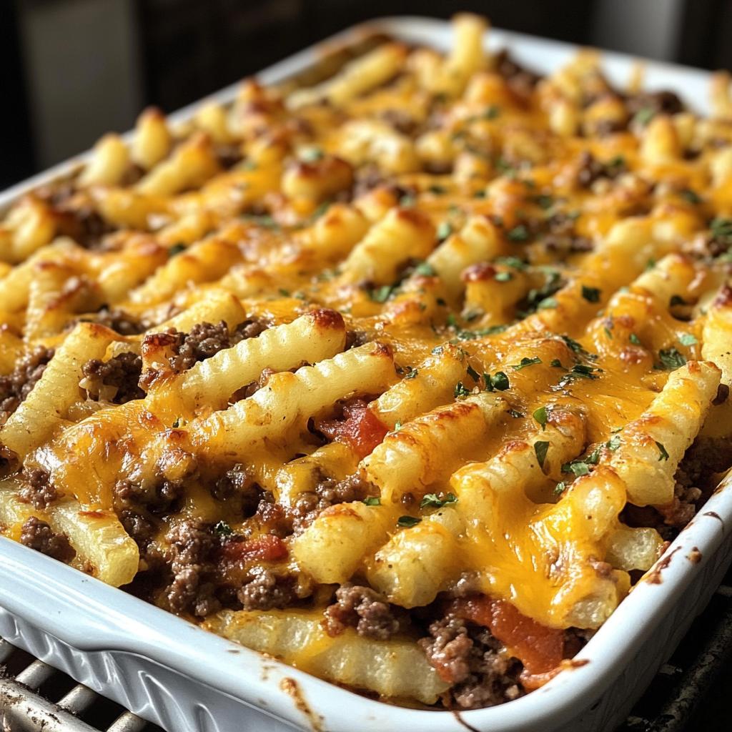 Cheeseburger French Fry Bake - detail 1