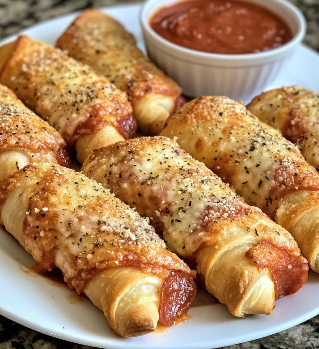 Cheesy Pepperoni Pizza Roll-Ups - detail 1