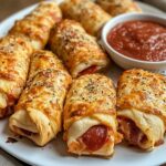Cheesy Pepperoni Pizza Roll-Ups