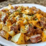 Cheesy Ranch Potatoes and Sausage