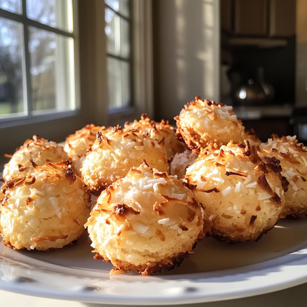 Chewy Almond Butter Coconut Macaroons