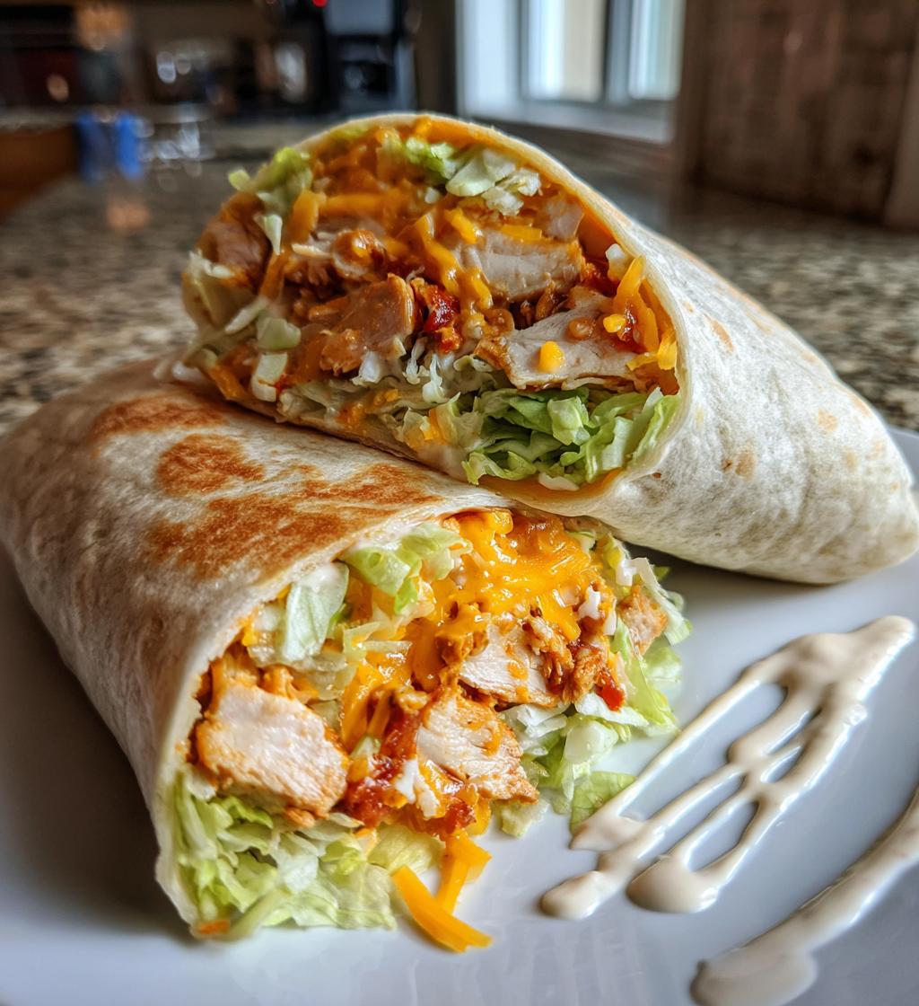 Chicken Avocado Ranch Burritos
