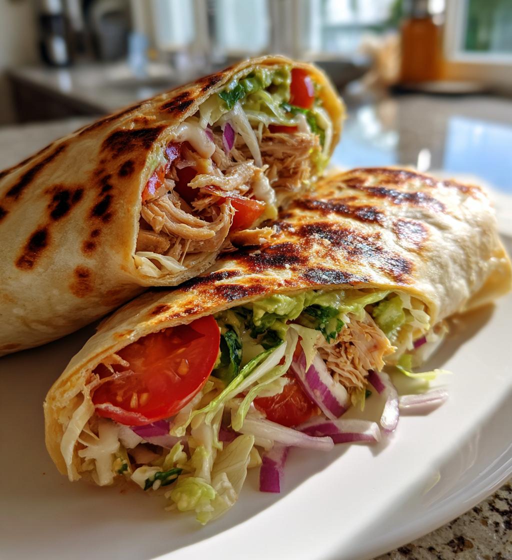 Chicken Avocado Wrap Recipe