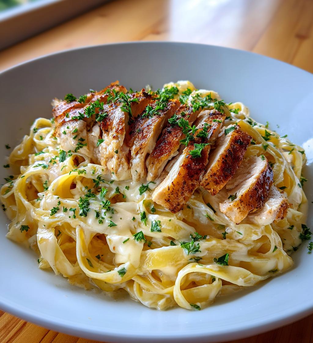 Chicken Fettuccine Alfredo – Creamy Pasta Recipe - detail 1
