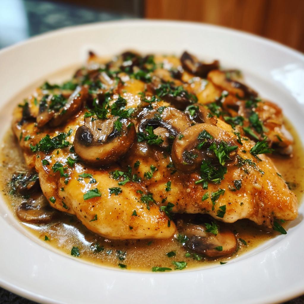 Chicken Marsala - detail 1
