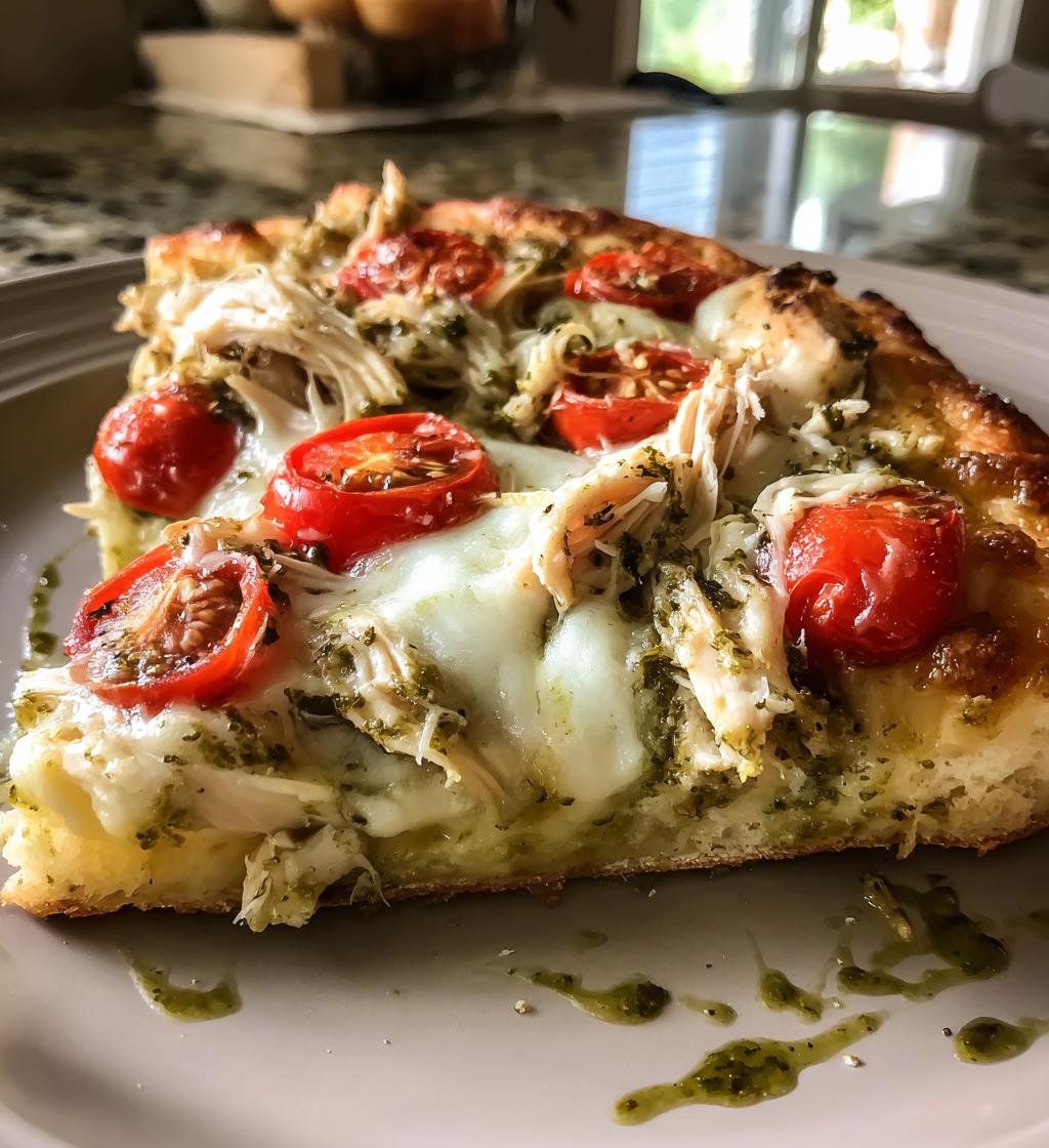 Chicken Pesto Flatbread Recipe - detail 1