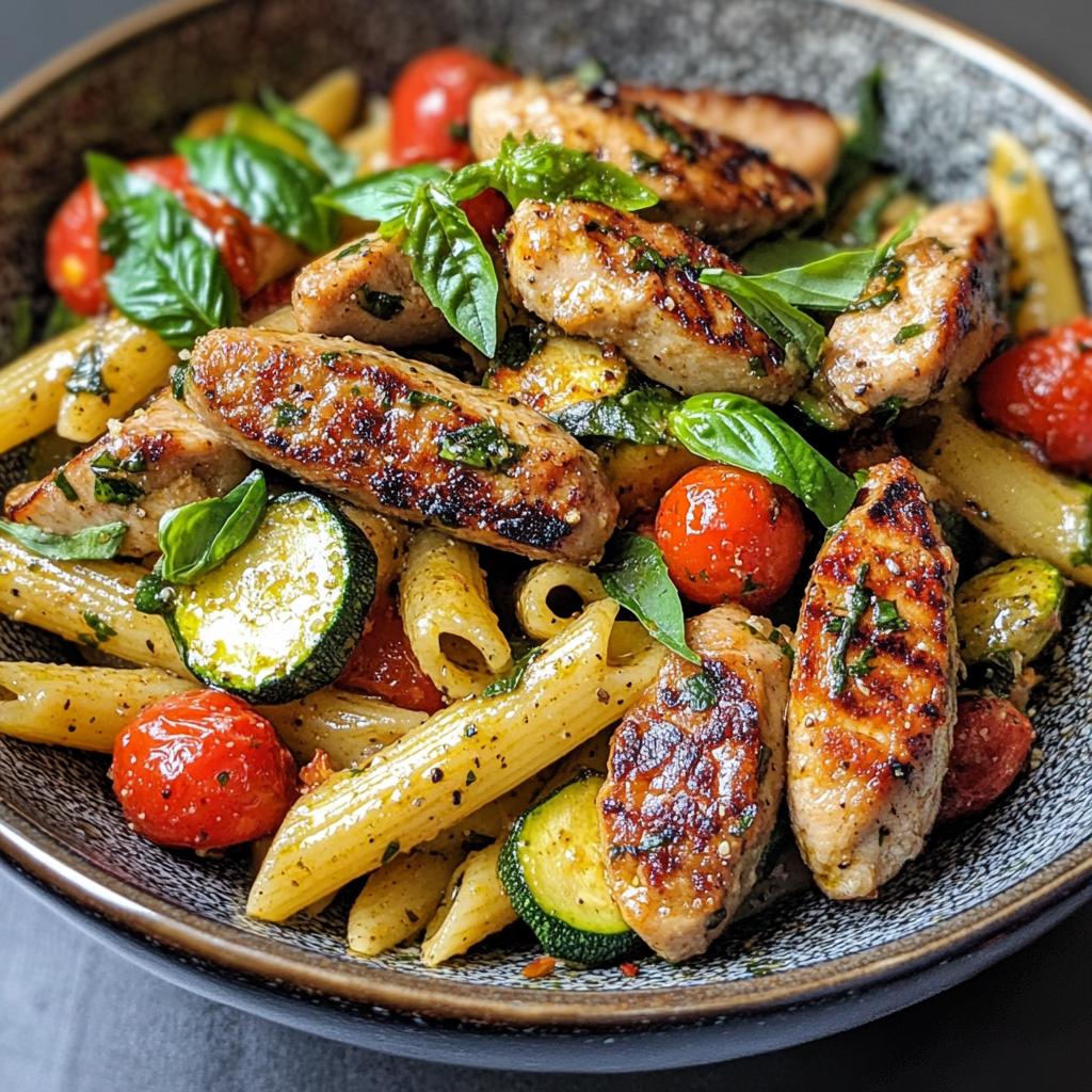 Chicken Sausages with Zucchini, Tomatoes, and Pasta: An Amazing Ultimate
