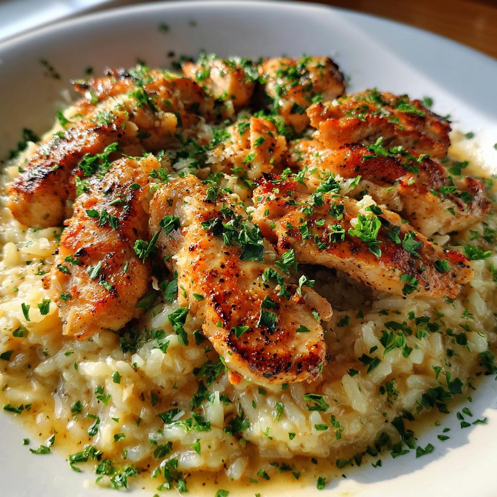 Chicken Scampi with Garlic Parmesan Rice - detail 1