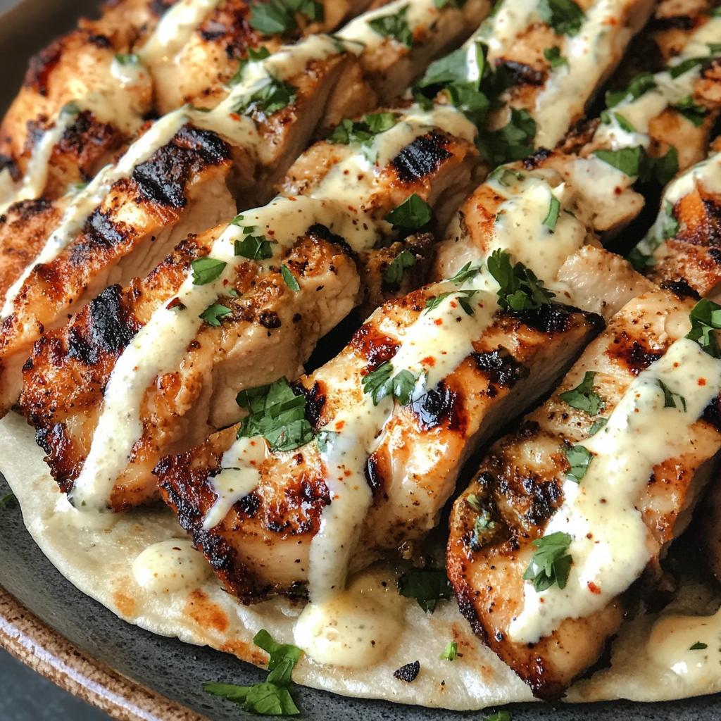 Chicken Shawarma with Creamy Garlic Sauce - detail 1