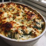 Chicken and Spinach Casserole with Cream Cheese