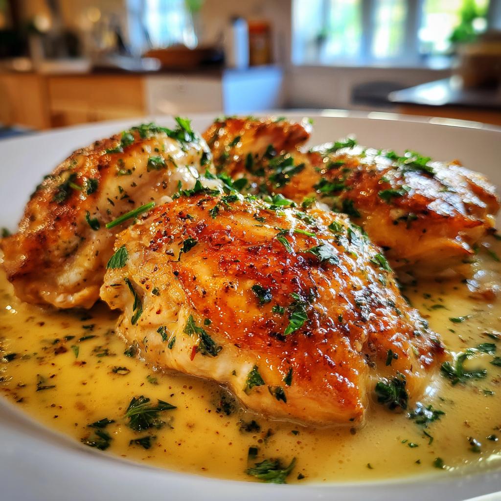 Chicken in White Wine Sauce