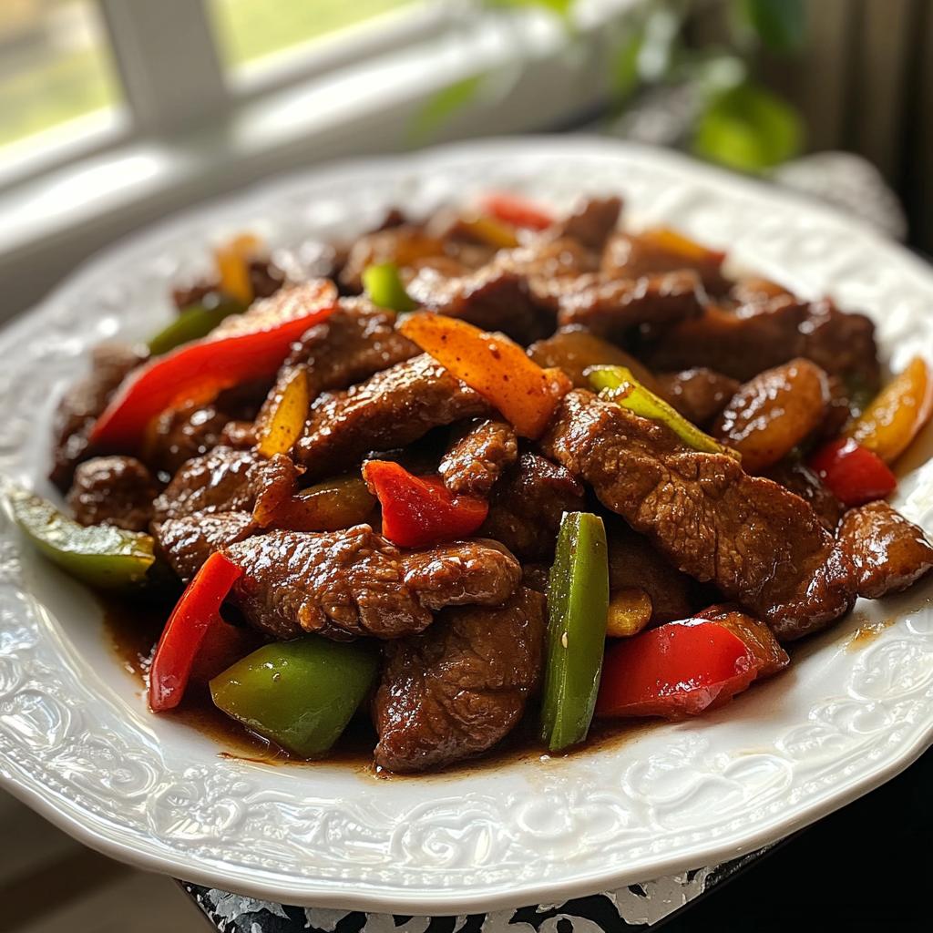 Chinese Pepper Steak - detail 1