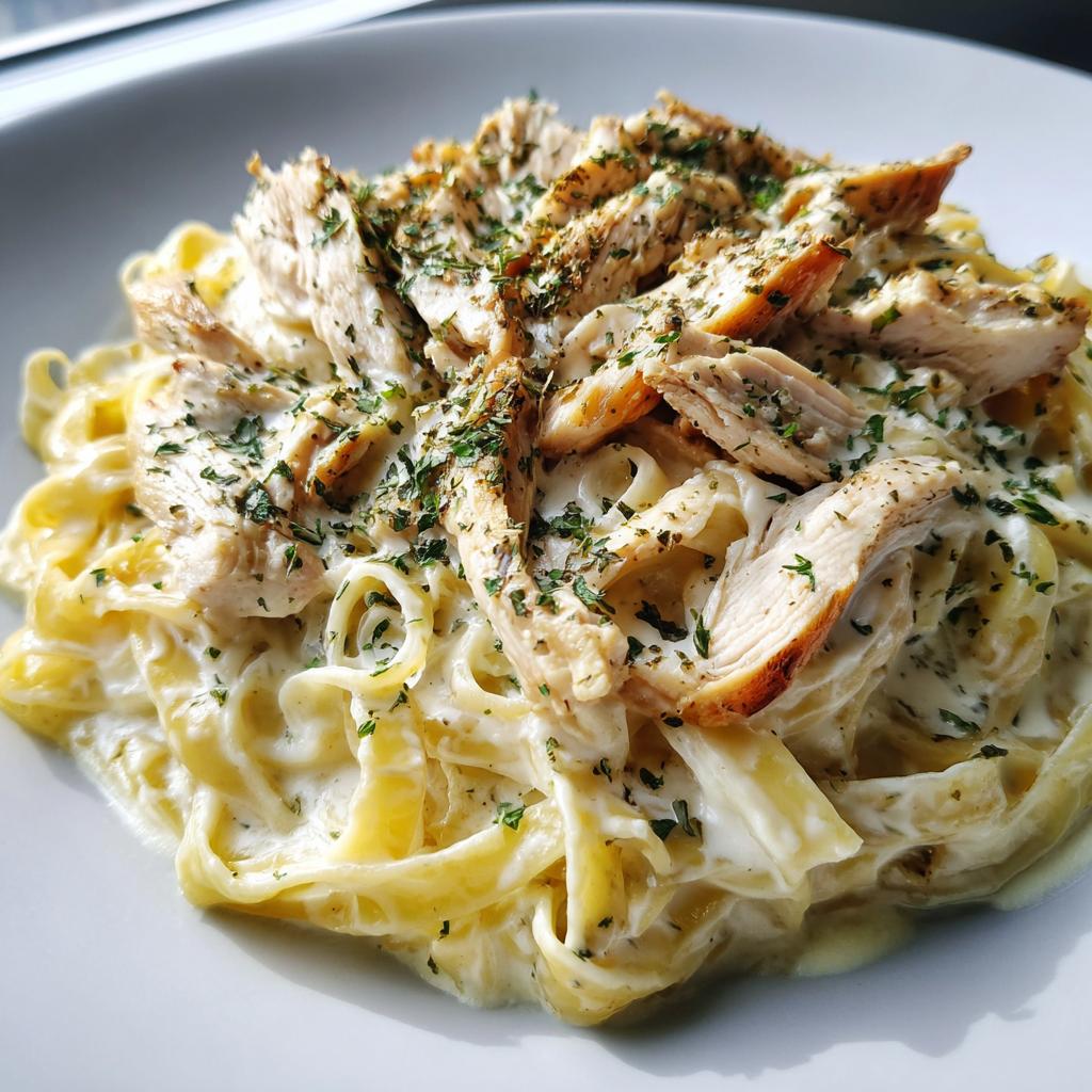 Classic Chicken Alfredo Pasta