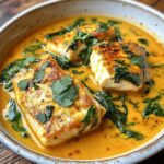 Coconut Fish Curry with Spinach