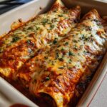 Corn and Zucchini Enchiladas