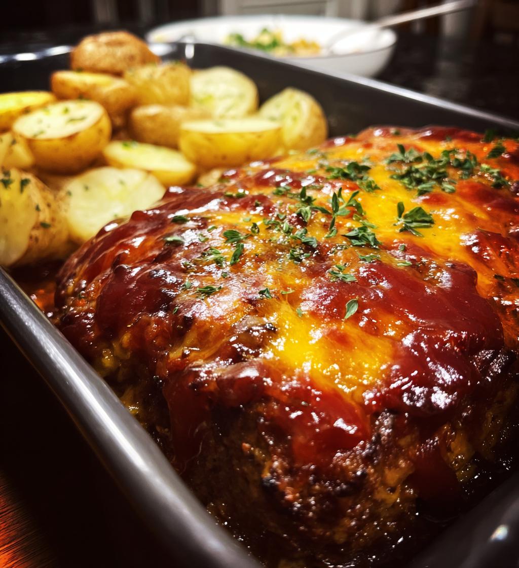 Cowboy Meatloaf and Potato Casserole - detail 1