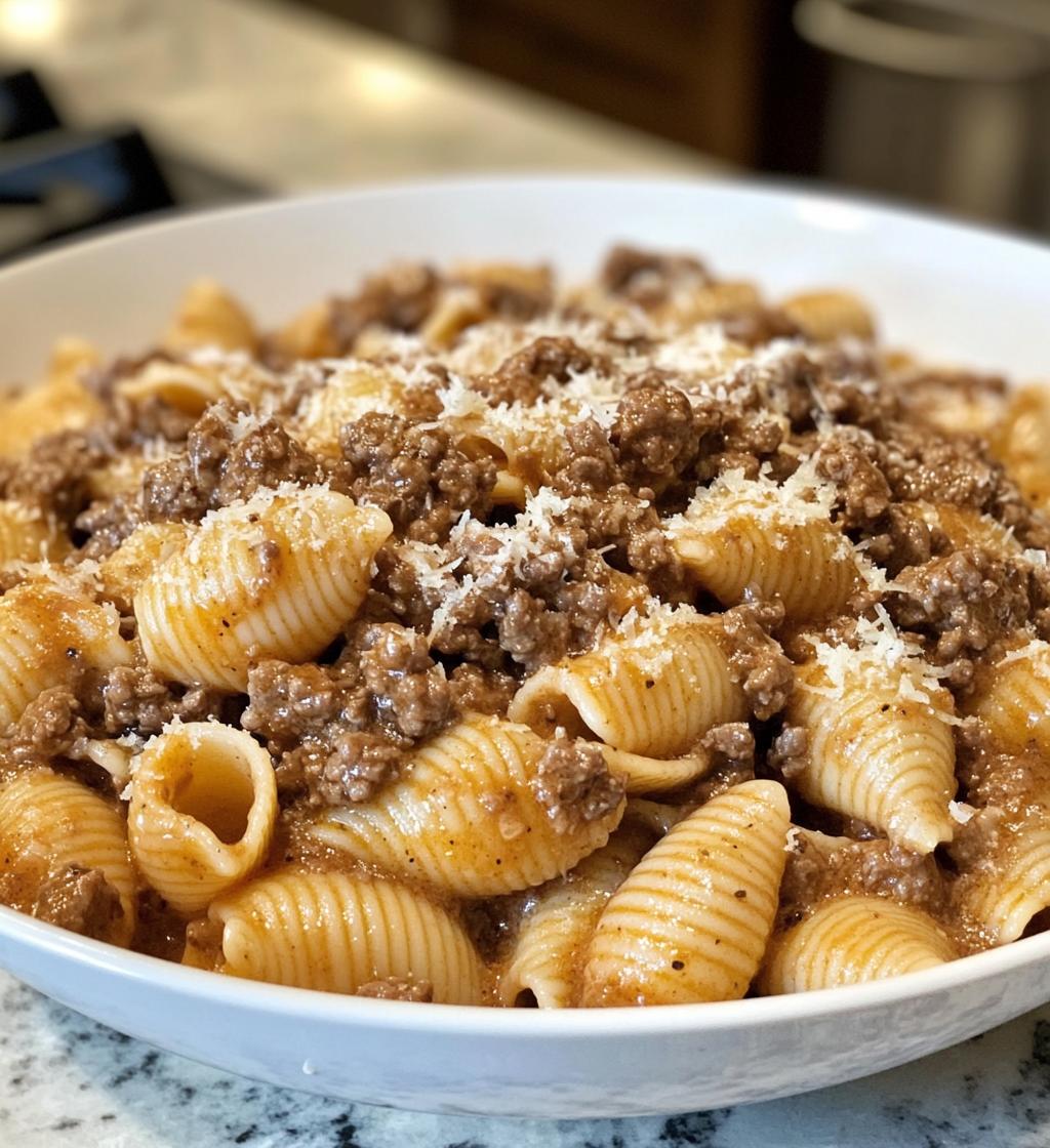 Creamy Beef and Shells - detail 1