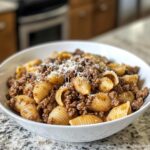 Creamy Beef and Shells
