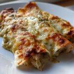Creamy Green Chile Chicken Enchiladas