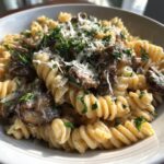 Creamy Mushroom Beef Pasta
