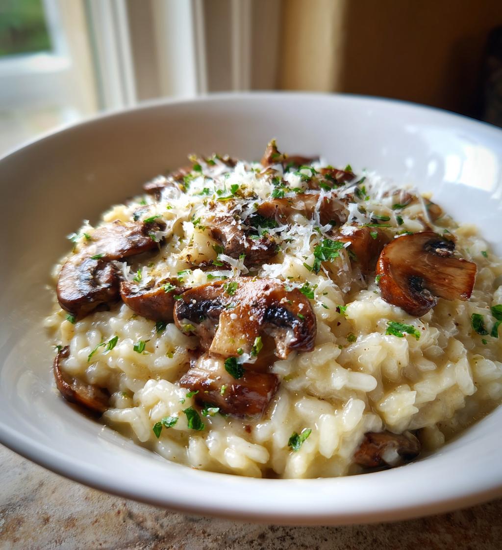 Creamy Mushroom Risotto: 40 Minutes to Italian Bliss – gonrecipe