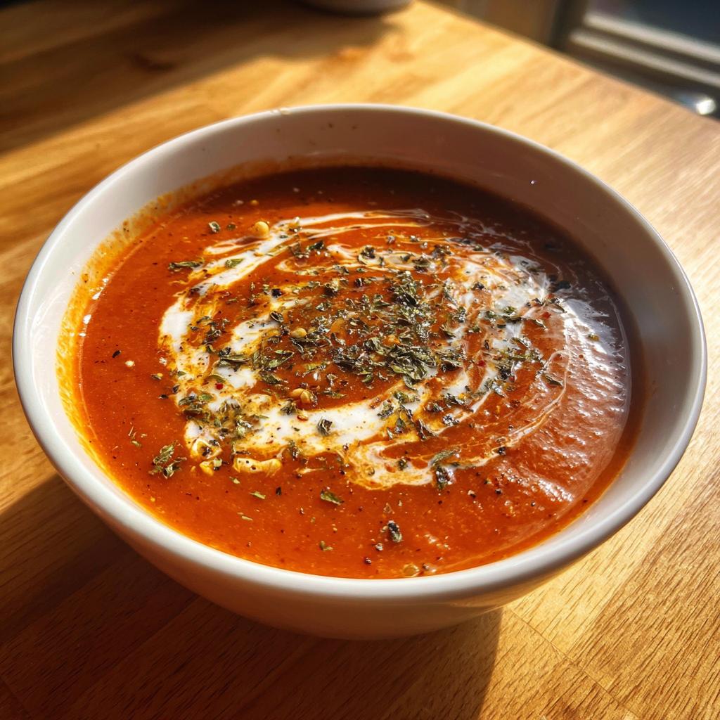 Creamy Roasted Garlic Tomato Soup – The Ultimate Cozy Dinner - detail 1