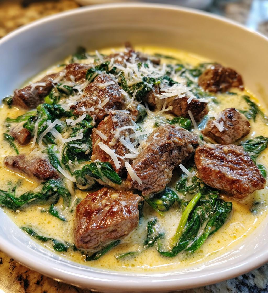 Creamy Tuscan Beef with Spinach - detail 1