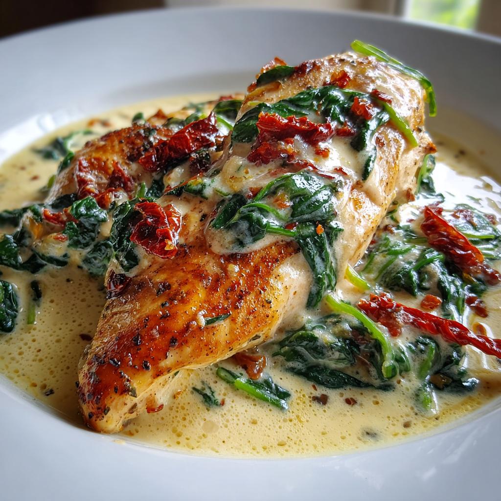 Creamy Tuscan Chicken with Spinach and Sun-Dried Tomatoes: A Comfort Food Classic