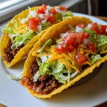 Crispy Beef Tacos with Salsa