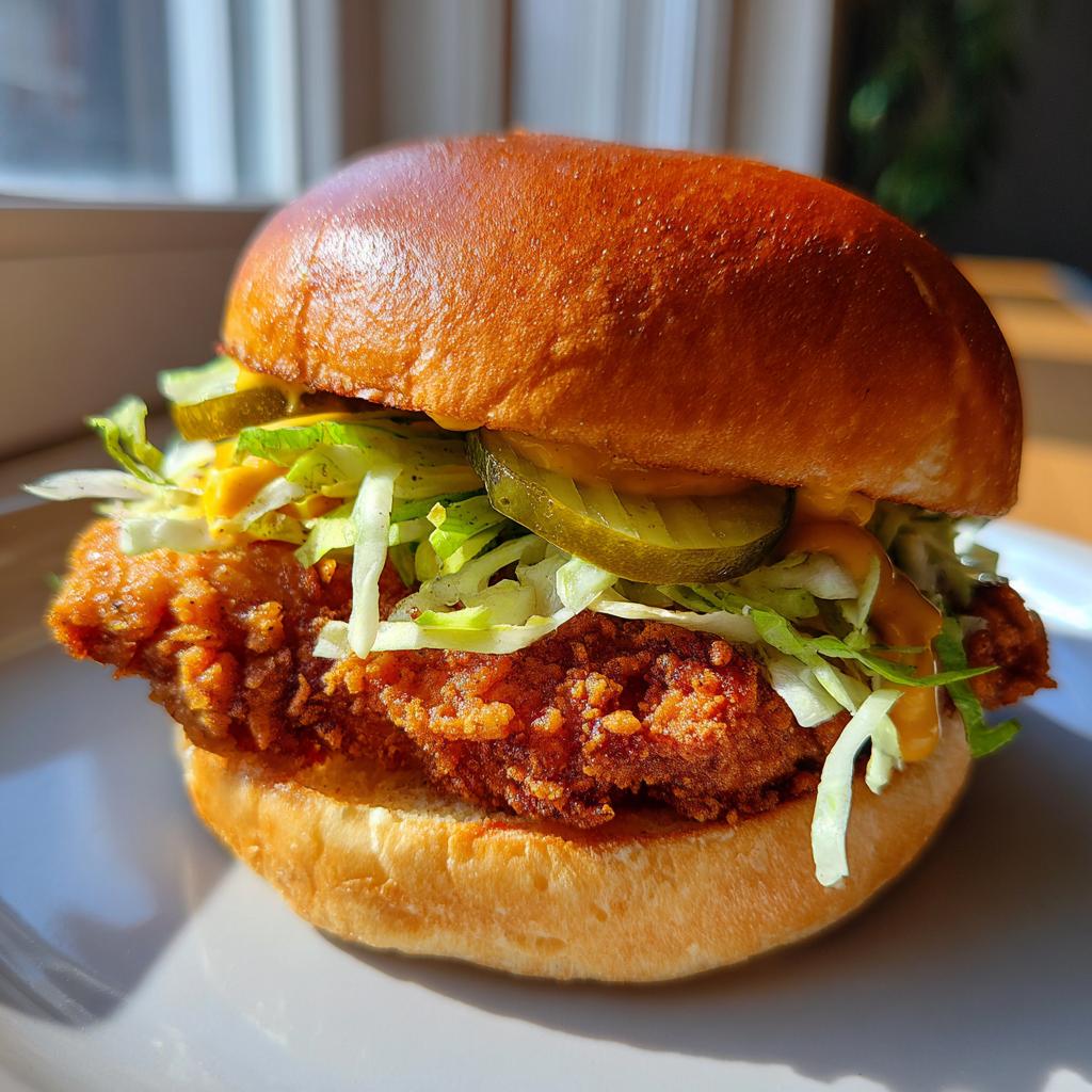Crispy Bird Dog Sandwich