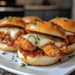Crispy Chicken Parmesan Sliders